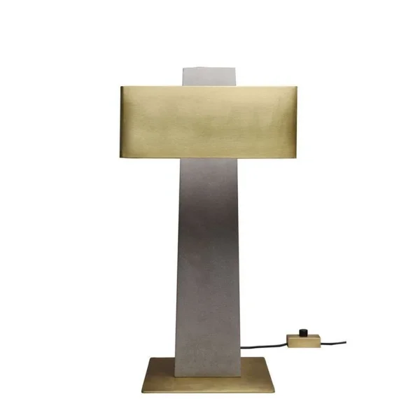 DCWéditions - Iota Lampe de Table Concrete/Brass DCW