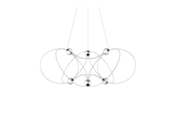 DCWéditions - Munari 6 Suspension Noir DCW