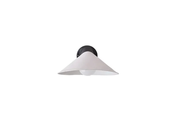 DCWéditions - Plume Applique Murale IP44 Black/Porcelain DCW