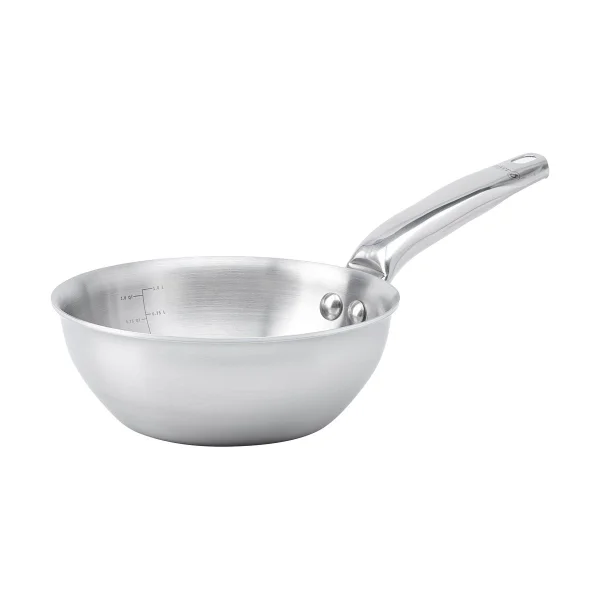 De Buyer Poêle à sauter arrondie Alchimy en acier inoxydable Ø16 cm