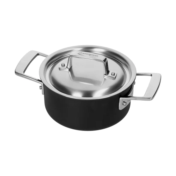 Demeyere Marmite 5-ply Demeyere Black 5 en acier inoxydable 1,5 L