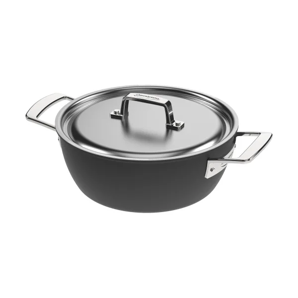 Demeyere Poêle de service Demeyere Black 5 en acier inoxydable 3,25 L