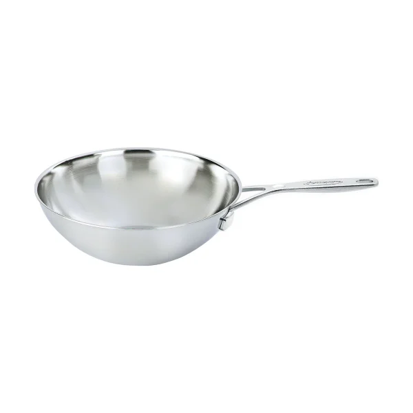 Demeyere Wok 5-ply en acier inoxydable Industry 5 Ø30 cm