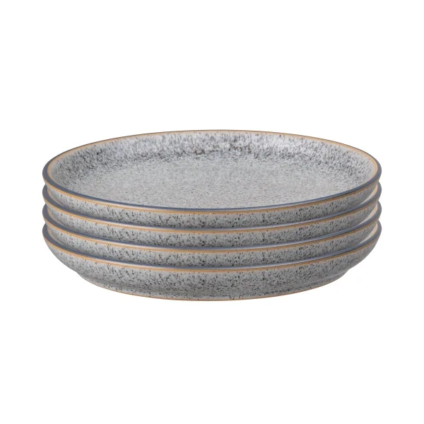 Denby Assiette Studio Grey 21cm Lot de 4 Granite