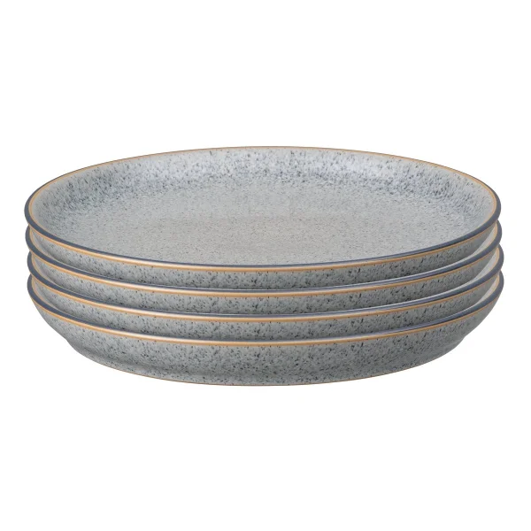 Denby Assiette Studio Grey coupe 26cm Lot de 4 Granite