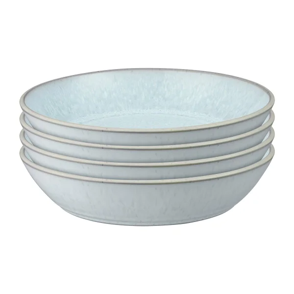 Denby Assiettes à pâtes Kiln Green lot de 4 Ø22cm