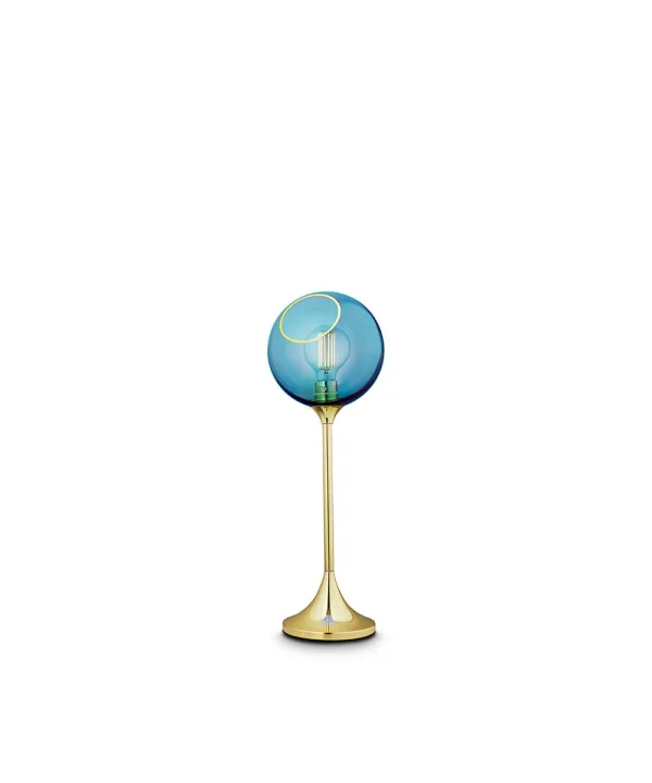 Design by Us - Ballroom Lampe de Table Blue Sky/Or