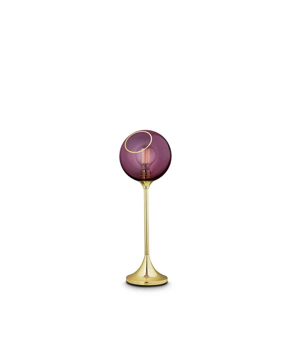 Design by Us - Ballroom Lampe de Table Purple Rain/Or