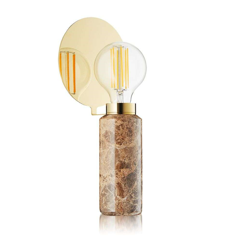 Design by Us - Blindspot Lampe de Table Brown Marble