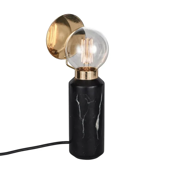 DESIGN BY US - Blindspott Lampe de Table Black Marble