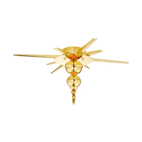 DESIGN BY US - Flash Your Lamps Rosace Multiple Pour Suspensions Laiton Deluxe