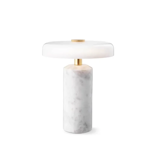 Design By Us Lampe de table Trip Ø17x21 cm en marbre Opalin brillant