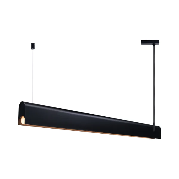 Design for the People Beau 100 - lampe suspendue - 100 x 308,5 cm - 15W LED inclus - noir