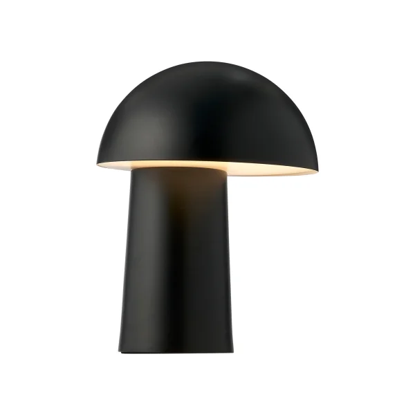 Design For The People Faye - lampe de table rechargeable - Ø 17,3 x 22 cm - dimmable LED inclus - noir