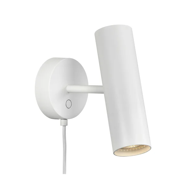Design for the People Mib 6 - applique murale avec interrupteur - 10 x 17,1 x 20 cm - blanc