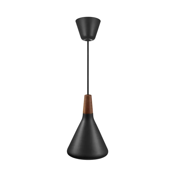 Design for the People Nori 18 - lampe suspendue - Ø 18 x 35,5 cm - noir