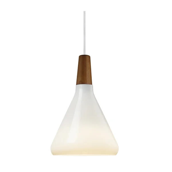 Design for the People Nori 18 - lampe suspendue - Ø 18 x 35,5 cm - verre blanc