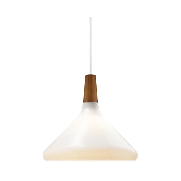 Design for the People Nori 27 - lampe suspendue - Ø 27 x 33,5 cm - verre blanc