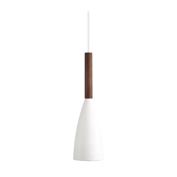 Design for the People Pure 10 - lampe suspendue - Ø 10 x 344 cm - blanc et brun