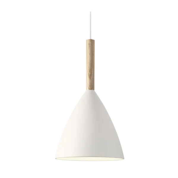 Design for the People Pure 20 - lampe suspendue - Ø 20 x 344 cm - blanc et brun