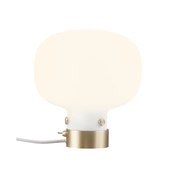 Design for the People Raito - lampe à poser - Ø 20 x 21,2 cm - blanc et laiton