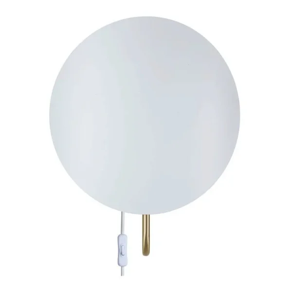 Design For The People - Spargo Applique Murale White/Brass DFTP