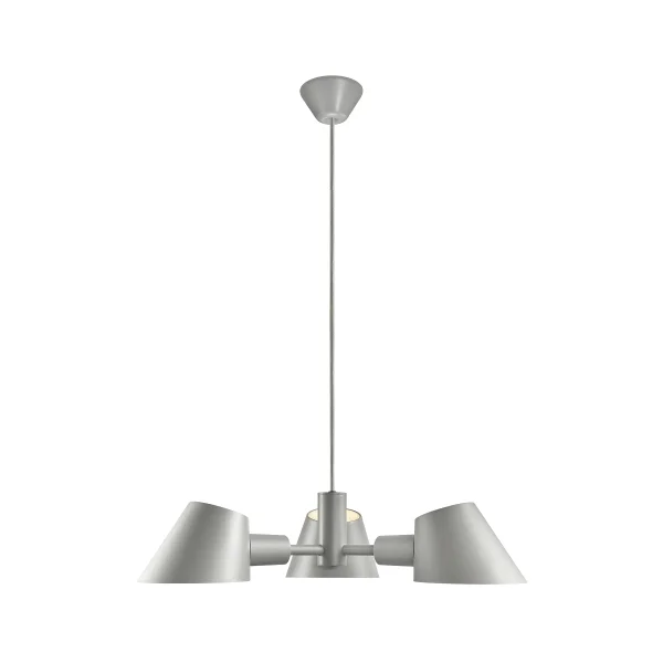 Design for the People Stay 3-Spot - lampe suspendue - Ø 60 x 319,4 cm - gris