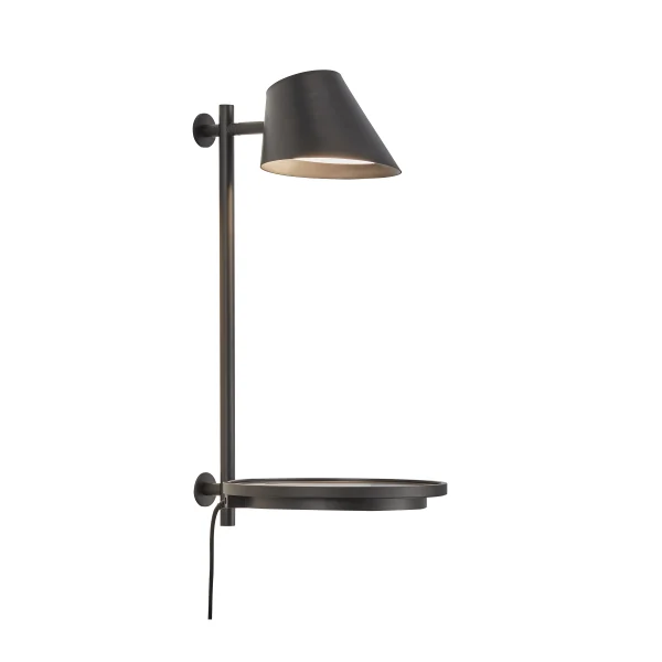 Design for the People Stay - applique murale avec interrupteur - Ø 27 x 44,5 cm - 14,5W LED dimmable inclus - noir