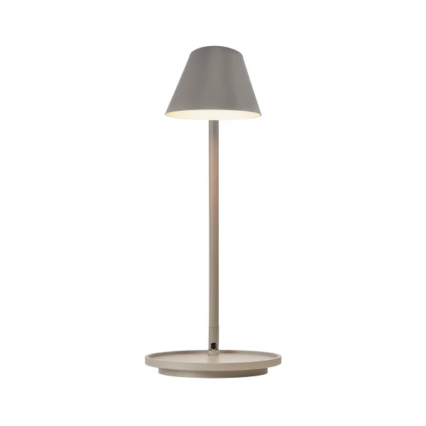 Design for the People Stay - lampes de table - Ø 20 x 47 cm - 14,5W dimmable LED inclus - gris