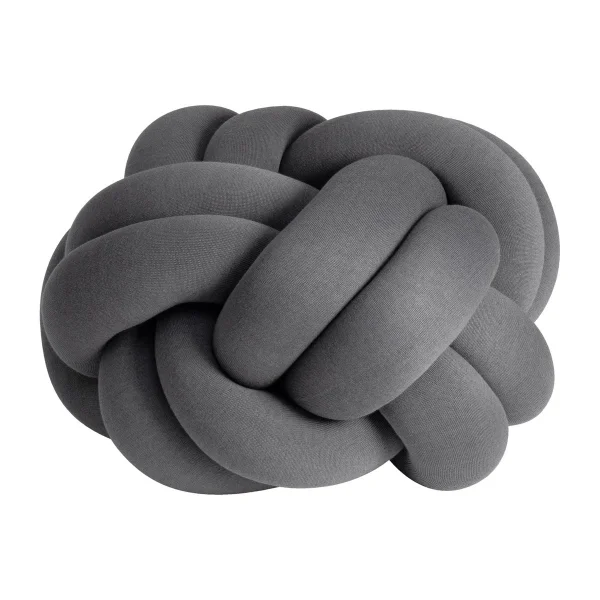 Design House Stockholm Coussin Knot XL Grey