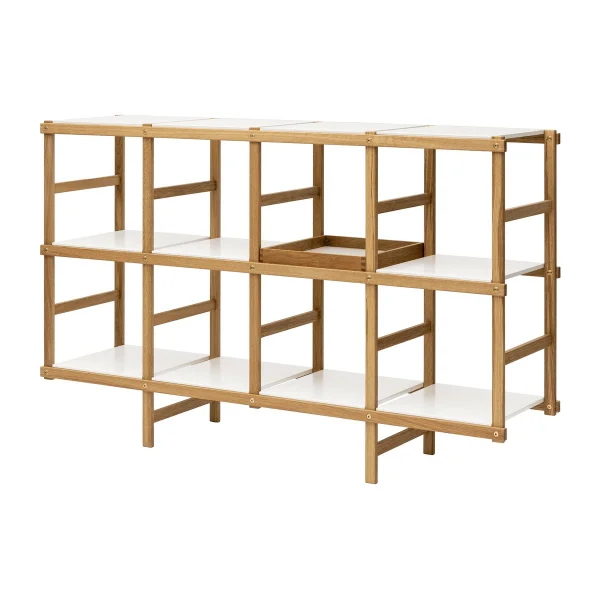 Design House Stockholm Étagère Frame M 154 cm Chêne-blanc