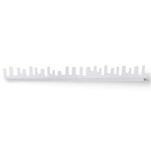 Design House Stockholm Porte-manteau mural Wave blanc