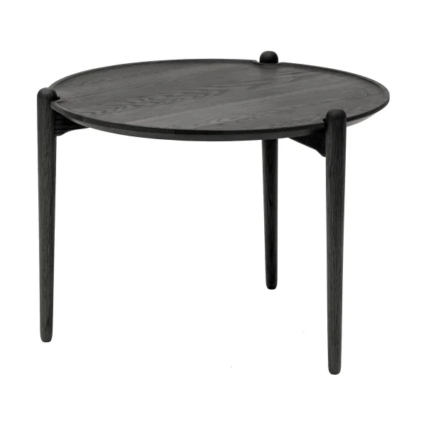 Design House Stockholm Table basse Aria haute 46 cm Chêne noir