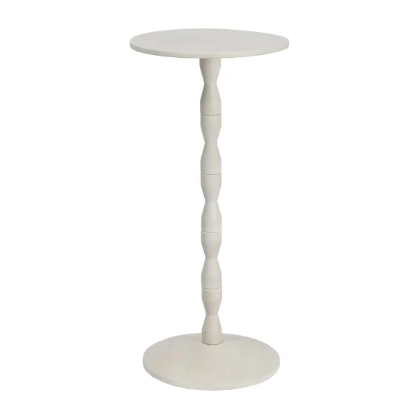 Design House Stockholm Table Pedestal Ø31x67,5 cm Stained white grey