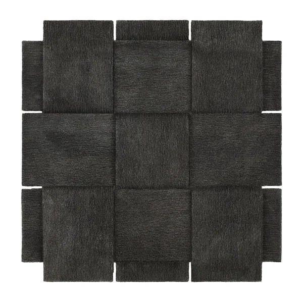 Design House Stockholm Tapis gris foncé Basket 180x180 cm