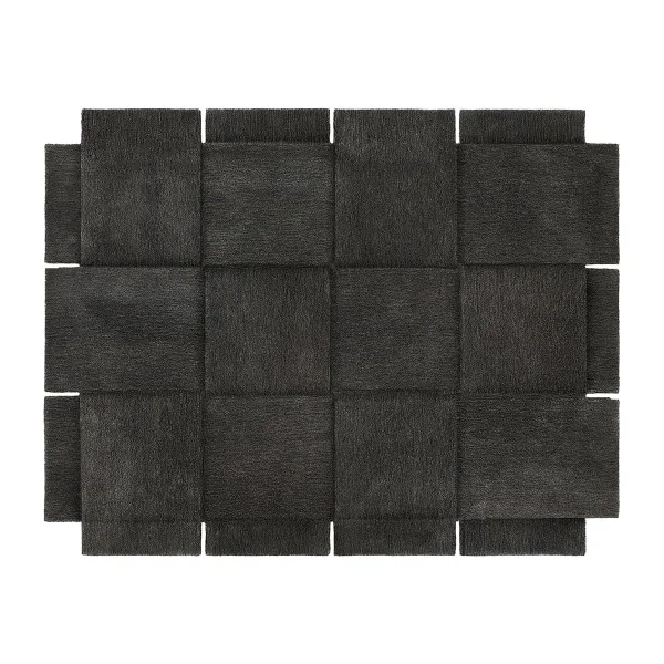 Design House Stockholm Tapis gris foncé Basket 185x240 cm