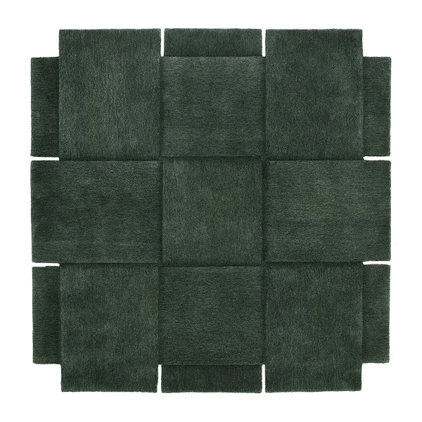 Design House Stockholm Tapis vert Basket 180x180 cm