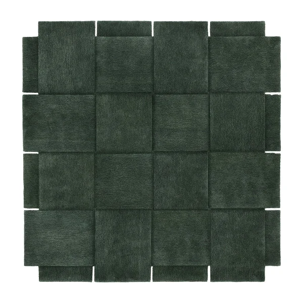 Design House Stockholm Tapis vert Basket 245x245 cm