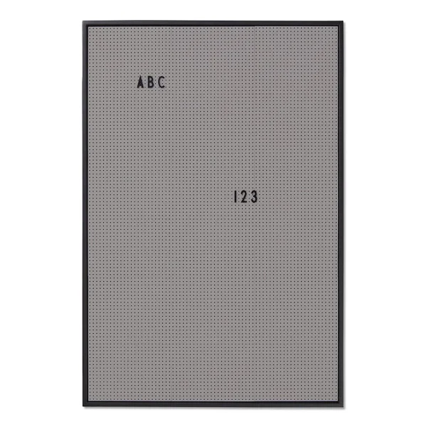Design Letters Tableau Design Letters A2 gris clair