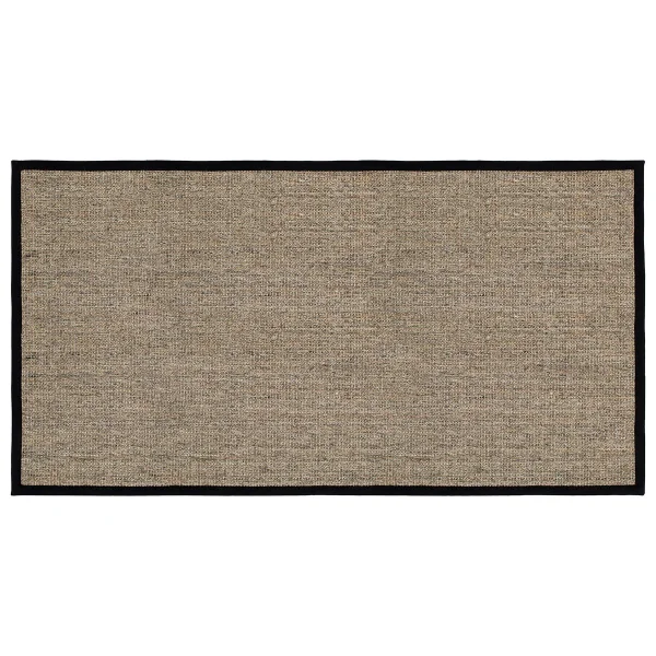 Dixie Tapis de porte Sisal Nature-noir Grand