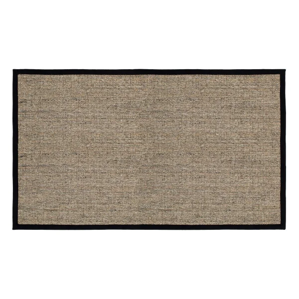 Dixie Tapis de porte Sisal Nature-noir Moyen