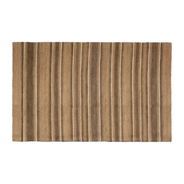 Dixie Tapis en jute Fanny striped Naturel, 190x290 cm