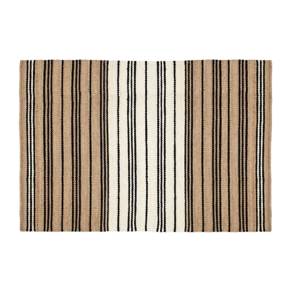 Dixie Tapis en jute rayé Elin 190x290 cm