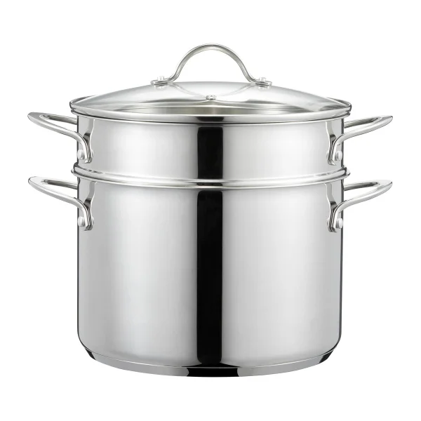 Dorre Cocotte à pâtes avec insert Kosmo 7,6 L Acier inoxydable