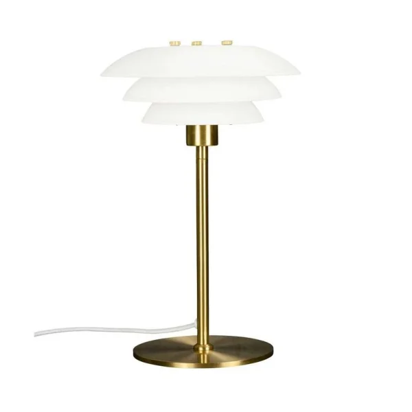 Dyberg Larsen - DL20 Lampe de Table Opal/Brass DybergLarsen