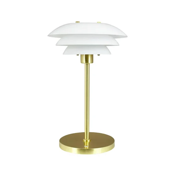 Dyberg Larsen - DL20 Portable Lampe de Table Opale/Laiton DybergLarsen