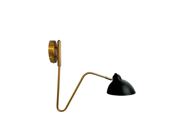 Dyberg Larsen - Futura Applique Murale Black/Brass DybergLarsen