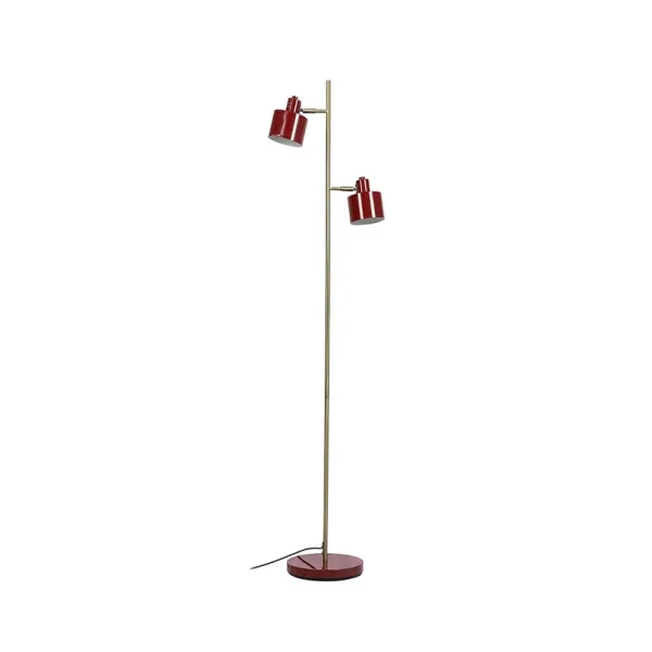 Dyberg Larsen - Ocean Lampadaire Rouge Foncé/Laiton DybergLarsen