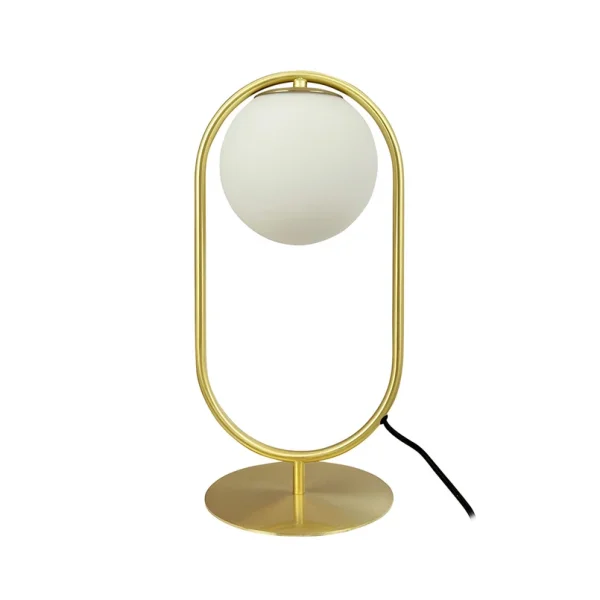 Dyberg Larsen - Reims Lampe de Table Laiton/Blanc DybergLarsen