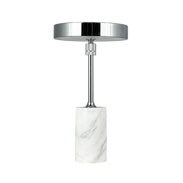 Dyberg Larsen - Starlight Portable Lampe de Table Chrome/Blanc DybergLarsen